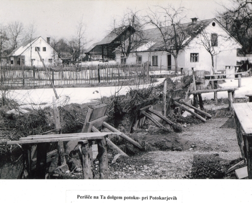 pranje prerila v potoku